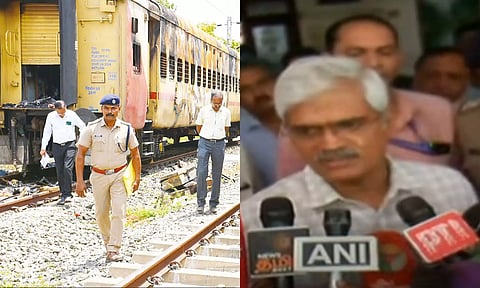 வெடித்து சிதறிய சிலிண்டரை நாகர்கோவிலில் நிரப்பி உள்ளனர்: ரெயில்வே பாதுகாப்பு ஆணையர் தகவல்