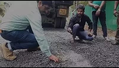 குன்னூரில்   புதிய தாா் சாலையை தரத்துடன் அமைத்துக் கொடுக்க உத்தரவு