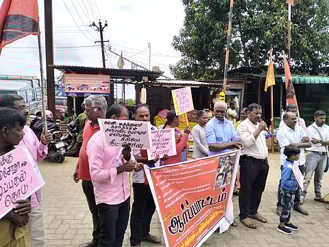 கோத்தகிரியில் மக்கள் அதிகாரம் சார்பில் நீட் தேர்வை கண்டித்து ஆர்ப்பாட்டம்