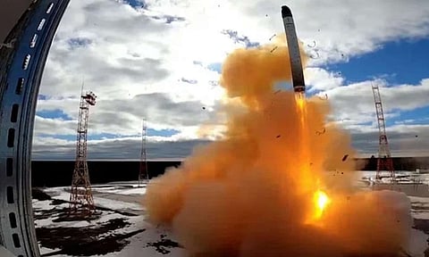 அணுஆயுதத்தை சுமந்து செல்லும் ஏவுகணை நிலை நிறுத்தம்: அமெரிக்கா-மேற்கத்திய நாடுகளுக்கு மறைமுக எச்சரிக்கை