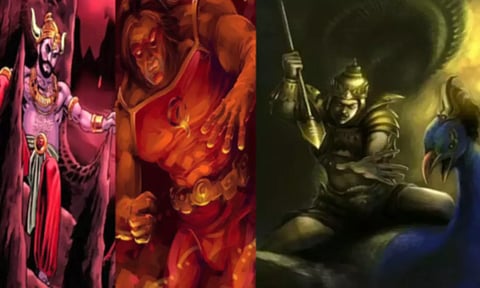 சஷ்டி திதியில் சூரபத்மனை அழித்த முருகப் பெருமான்