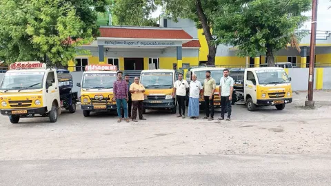 முறையான ஆவணங்கள் இல்லாமல் குடிநீர் விநியோகம் செய்த 5 ஆட்டோக்கள் பறிமுதல்