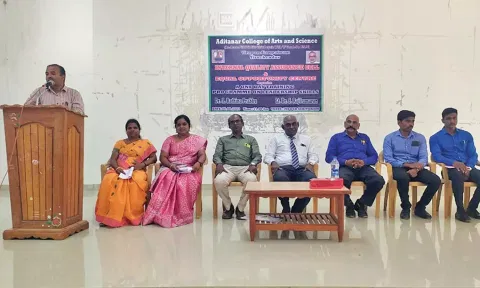 திருச்செந்தூர் ஆதித்தனார் கல்லூரியில் பயிற்சி முகாம்