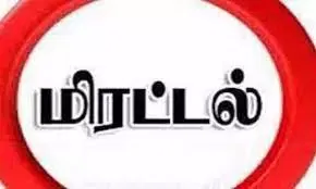 காந்தி மார்க்கெட் வியாபாரியிடம் ரூ.1 லட்சம் கேட்டு கொலை மிரட்டல்