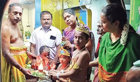 கோவில்பட்டி முத்துமாரியம்மன் கோவிலில் சிறப்பு பூஜை