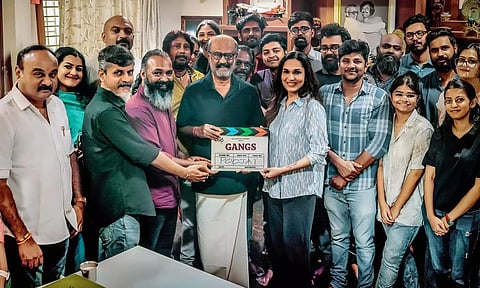 மகள் தயாரிக்கும் வெப்தொடரை தொடங்கி வைத்த ரஜினி