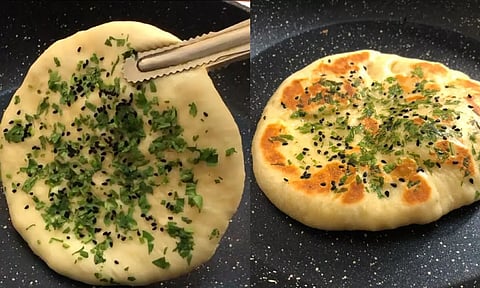 சுவையான கார்லிக் குல்ச்சா ஈஸியா செய்யலாம் வாங்க