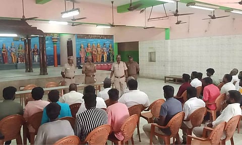 விநாயகர் சிலை ஊர்வலத்தில் கூம்பு வடிவ ஒலிப்பெருக்கி, பட்டாசு வெடிக்க தடை- போலீசார் எச்சரிக்கை