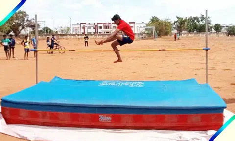 போட்டி நடைபெற்ற காட்சி.