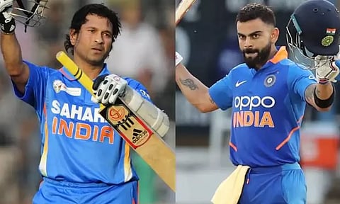 சச்சின் மொத்தமா 100 சதம்.. கோலி ODI-யில் மட்டுமே 100 சதம் அடிப்பாரு-  பாக். முன்னாள் வீரர் நம்பிக்கை