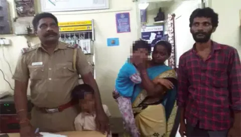 குமாரபாளையத்தில்சாலையில் தவித்த 7 வயது சிறுமியைஒரு மணி நேரத்தில் மீட்ட போலீசார்