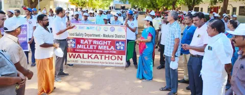 சிறுதானிய விழிப்புணர்வு பேரணி