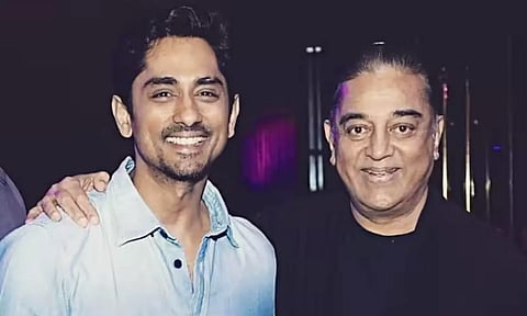 சினிமாவை நற்திசை நோக்கி நகர்த்தும் கலைஞர்களில் ஒருவர் சித்தார்த்- கமல்ஹாசன்