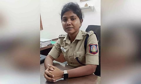 பல்லடம் துணை போலீஸ் சூப்பிரண்டு சவுமியா.&nbsp;