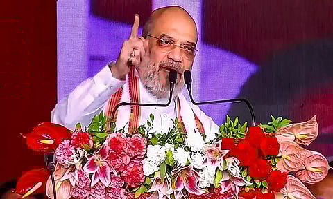 "ஐக்கிய முற்போக்கு கூட்டணி" என கூறி ஓட்டு கேட்க முடியாததால் "இந்தியா கூட்டணி": அமித் ஷா