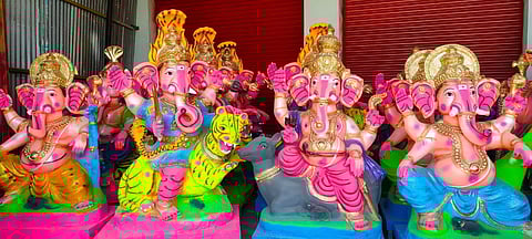 மேட்டுப்பாளையம் பவானி ஆற்றில் சிலைகளை கரைக்க ஏற்பாடு