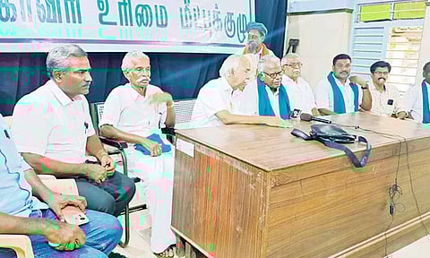 காவிரி உரிமை மீட்புக் குழு ஆலோசனைக் கூட்டம் நடந்தது.