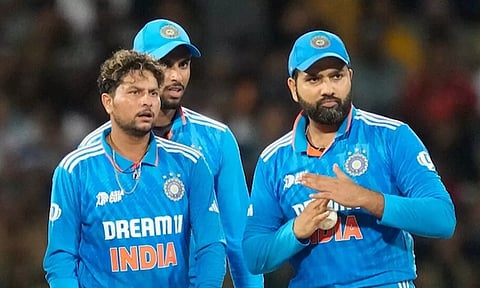 சிறப்பாக பந்து வீச ரோகித்தும் ஒரு காரணம்- தொடர் நாயகன் விருது பெற்ற குல்தீப் யாதவ் புகழாரம்