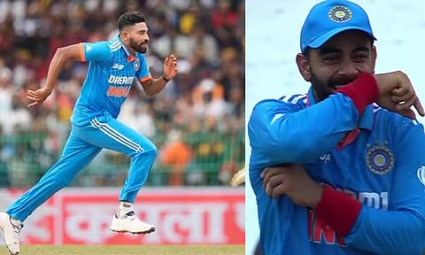 ஹாட்ரிக் விக்கெட் எடுக்க நினைத்து பல்பு வாங்கிய சிராஜ்.. சிரிப்பலையில் கில்- கோலி.. வீடியோ