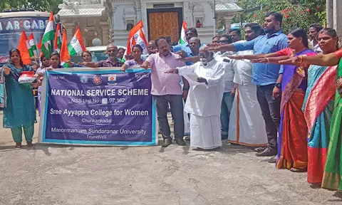 மேலசங்கரன்குழியில் என் மண் என் தேசம் நிகழ்ச்சி எம்.ஆர்.காந்தி எம்.எல்.ஏ. தொடங்கி வைத்தார்