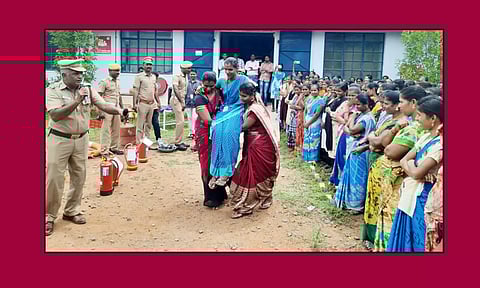 பேரிடர் மீட்புப் பணி செயல்விளக்கம்