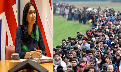 "இணைந்து வாழாமல் இணையாக வாழ்கிறார்கள்: அகதிகள் குறித்து இங்கிலாந்து செயலர்