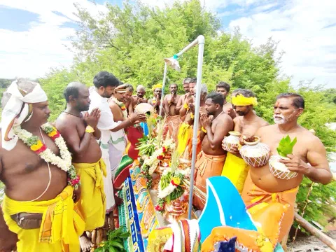 பகவதி அம்மன், கோட்டை கருப்பசாமி கோவில் கும்பாபிஷேகம்