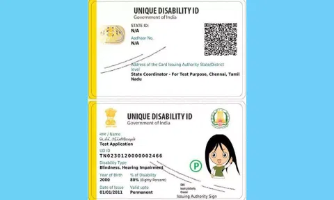21 மாற்றுத்திறனாளி மாணவர்களுக்கு அடையாள அட்டை