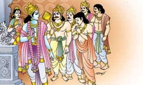 அன்பினால் கிருஷ்ணரை கட்டிய சகாதேவன்