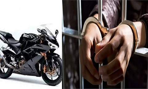 ஆயுதப்படை போலீசாரின் பைக் திருட்டு