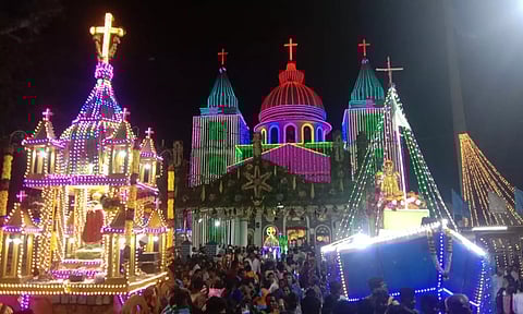 கருமத்தம்பட்டி புனித ஜெபமாலை அன்னை ஆலய தேர்த்திருவிழா