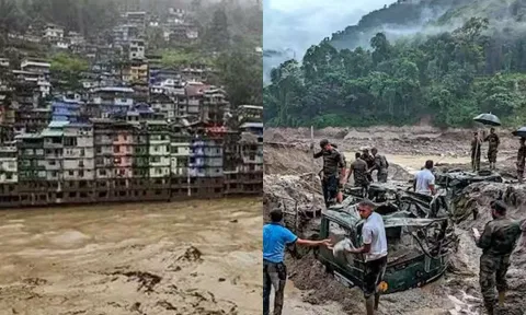 சிக்கிம் வெள்ளத்தில் சிக்கி 53 பேர் பலி: 140 பேரை காணவில்லை