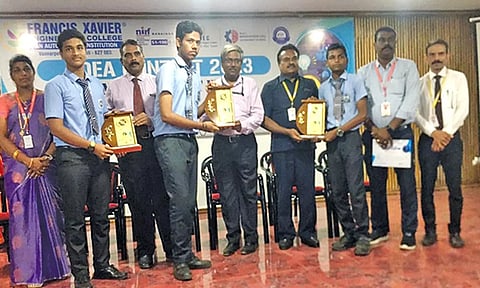 அறிவியல் கண்காட்சி போட்டியில் இலஞ்சி பாரத் மாண்டிசோரி பள்ளி மாணவர்கள் சாதனை