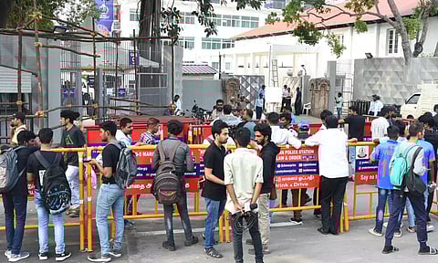 கிரிக்கெட் போட்டிக்கு சிறப்பான பாதுகாப்பு: கமிஷனர் சந்தீப்ராய் ரத்தோர் போலீசாருக்கு பாராட்டு