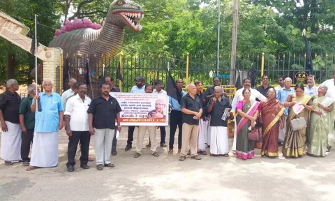 திராவிடர் கழகம் ஆர்ப்பாட்டம்
