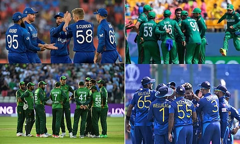 இங்கிலாந்துக்கு ஷாக் கொடுக்குமா வங்காளதேசம்: பாகிஸ்தான்- இலங்கை மோதல்- இன்று இரண்டு போட்டிகள்
