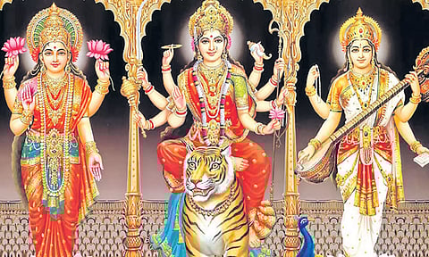 முன்னேற்றம் தரும் முப்பெரும் தேவியர்