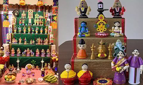 கொலு வைக்கும்போது படிகள் அமைக்கும் முறை