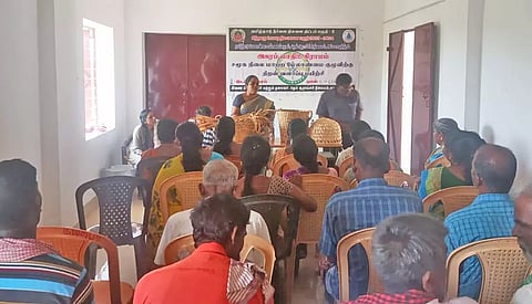 பயிற்சி நடந்தபோது எடுத்த படம்.