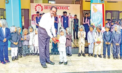 பெஸ்ட் சி.பி.எஸ்.இ. பள்ளியில் அப்துல்கலாம் பிறந்த நாள் கொண்டாட்டம்