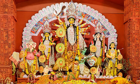 வட மாநிலங்களில் துர்க்கா பூஜை