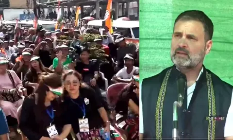 வன்முறையின் தாக்கத்தை மூத்த தலைமுறையினர் அறிவார்கள்: மிசோரமில் ராகுல்