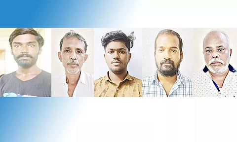 5 பேர் குண்டர் சட்டத்தில் கைது