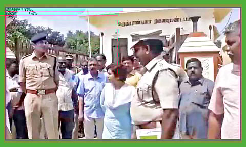 திருப்பத்தூரில் கலெக்டர்- போலீஸ் சூப்பிரண்டு ஆய்வு