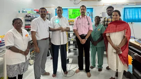 அதிநவீன லேப்ராஸ்கோப்பி கருவி திறப்பு விழா