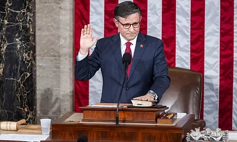 அமெரிக்க பாராளுமன்ற சபாநாயகராக மைக் ஜான்சன் தேர்வு