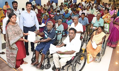 மாற்றுத்திறனாளிகள் குறைதீர்வு முகாம்