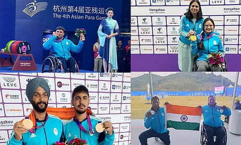 ஆசிய பாரா விளையாட்டு: 111 பதக்கங்கள் குவித்து இந்தியா சாதனை