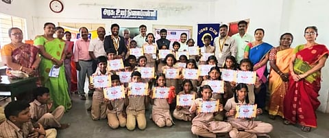 திருச்சிராப்பள்ளி ராயல் லயன்ஸ் சங்கம் சார்பில் உலக அமைதிக்கான ஓவியப்போட்டி