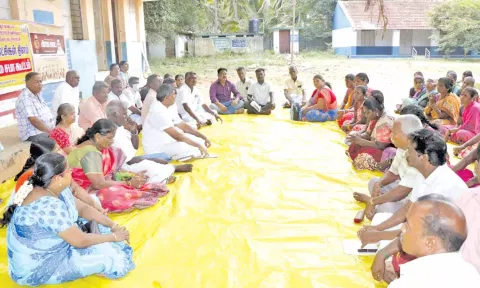 நாஞ்சிக்கோட்டை ஊராட்சியில் கிராம சபை கூட்டம் நடந்தது.